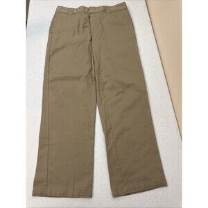 Dickies 874 Original Fit Pants Mens 36 X 32 Tan Work Casual Flat Front Chinos